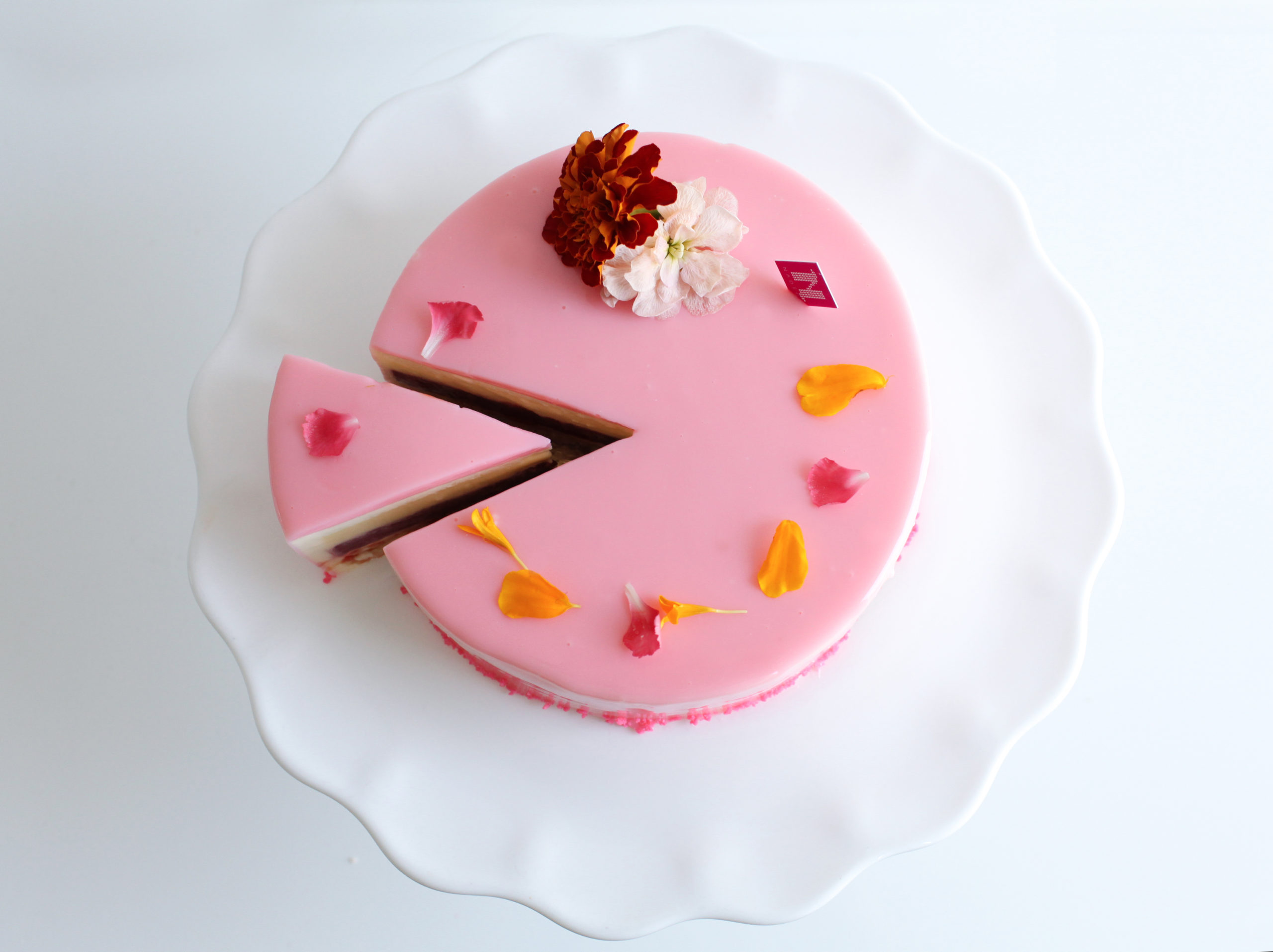 aerial view of pink blossom-large – Nadège Patisserie